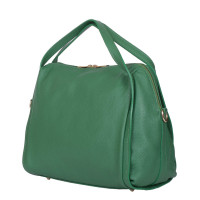 Evelyn, női természetes bőr táska, zöld