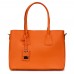 Valentina, női természetes bőr táska, narancssárga
