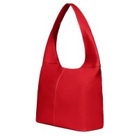 Aida, női természetes bőr táska, piros