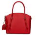Gabriella, női természetes bőr táska, piros