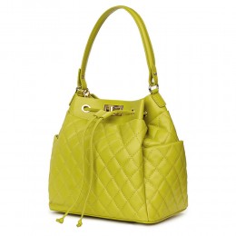 Felice steppelt bőr táska, zöld