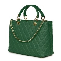 Gisella steppelt bőr táska, zöld