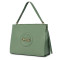 Delia, női természetes bőr táska, pisztácia zöld