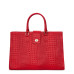 Matilda, természetes bőr táska, piros