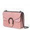 Diane, alkalmi táska, természetes bőrből, rózsaszín