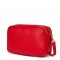 Astrid, alkalmi táska, bőrből, piros