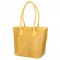 Ava, alkalmi táska, természetes bőrből, sárga