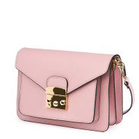 Catalina, alkalmi táska, természetes bőrből, rózsaszín