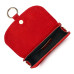 Vera természetes bőrből készült alkalmi táska, piros