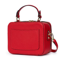 Caprice, alkalmi táska, bőrből, piros