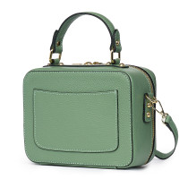 Caprice, alkalmi táska, bőrből, pisztácia zöld