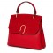 Ruby, alkalmi táska, természetes bőrből, piros