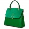 Ruby, alkalmi táska, természetes bőrből, zöld